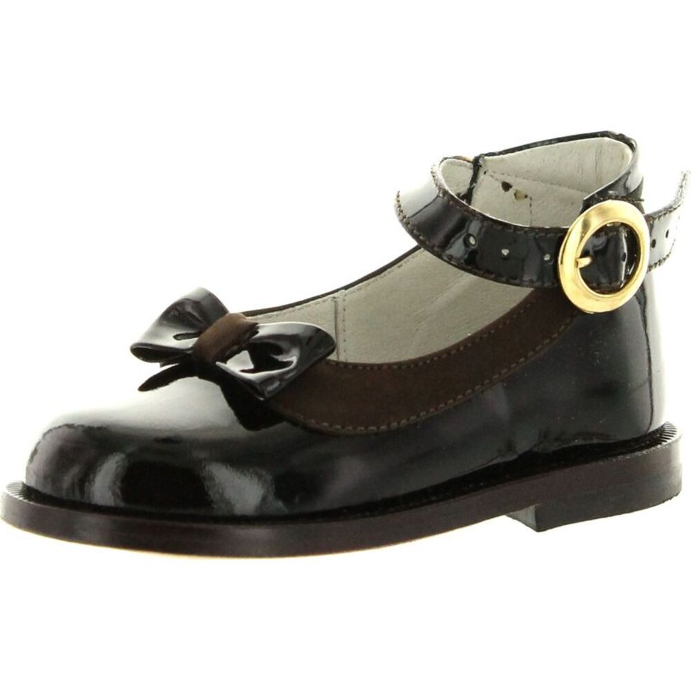 Oxford 62-2292 Brown ToddlerG flats-shoes 20 NEW